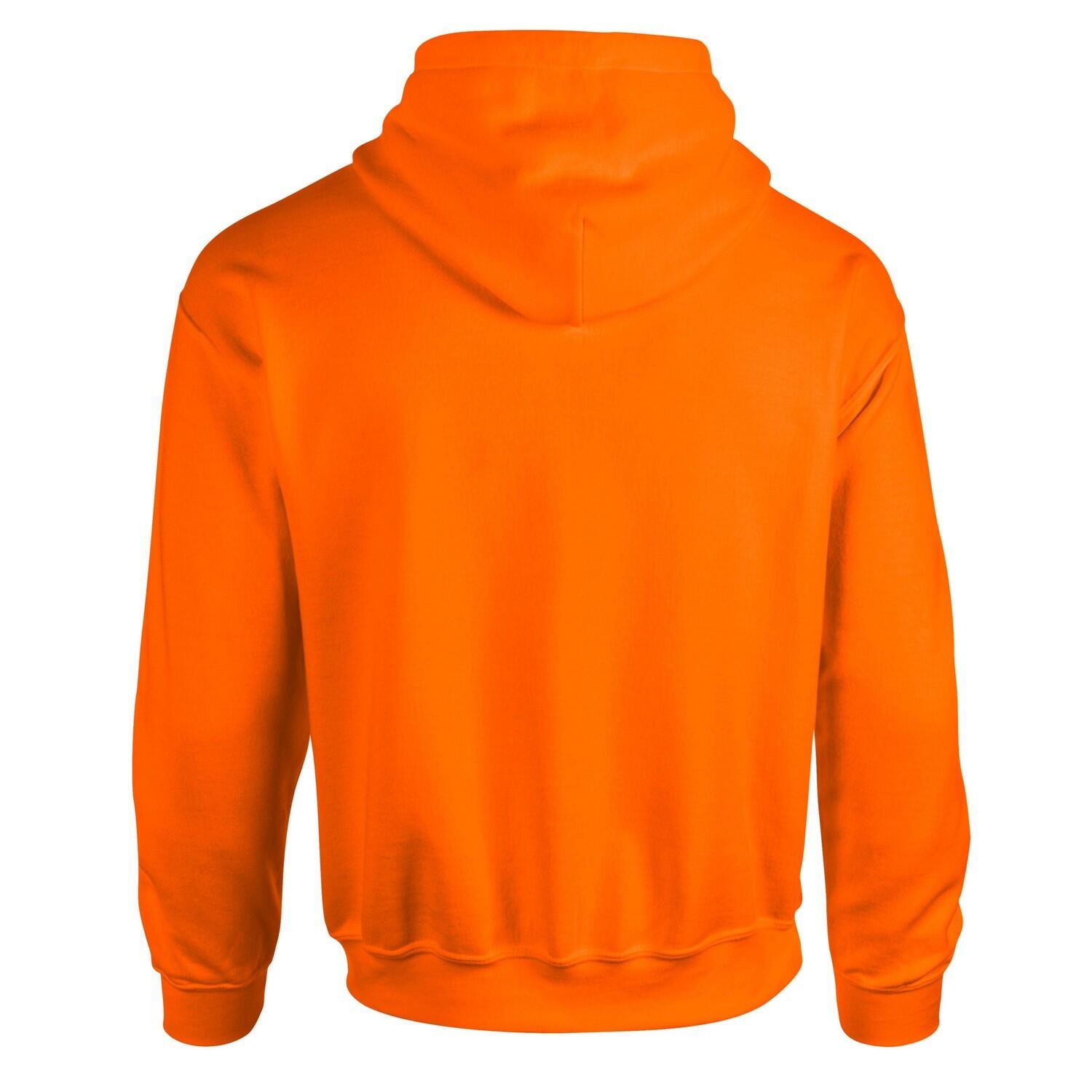 Unisex Adult Heavy Blend Hoodie (Veiligheid Oranje) 2/3