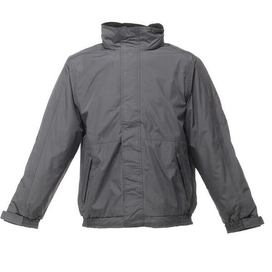 Blouson D'aviateur DOVER Adulte (Gris Phoque / Noir)