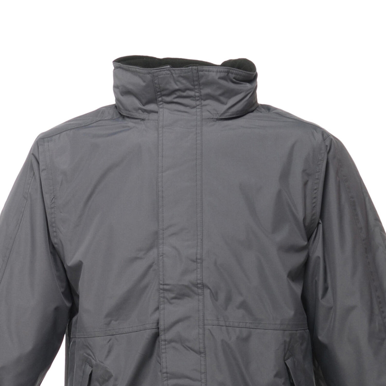 Blouson D'aviateur DOVER Adulte (Gris Phoque / Noir) 2/3