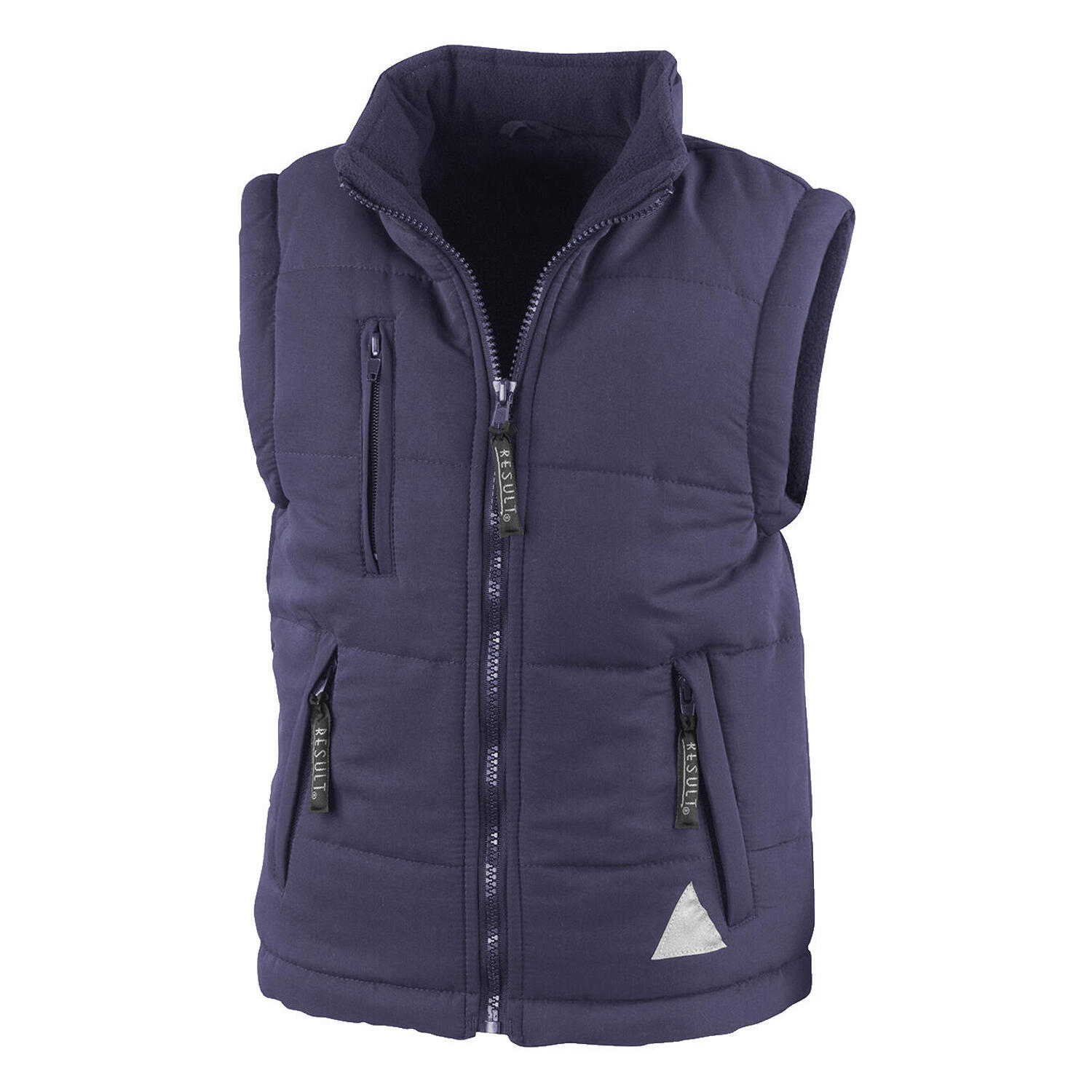 Ultra Gewatteerde Bodywarmer voor kinderen/Kinderen (Marine) 2/3
