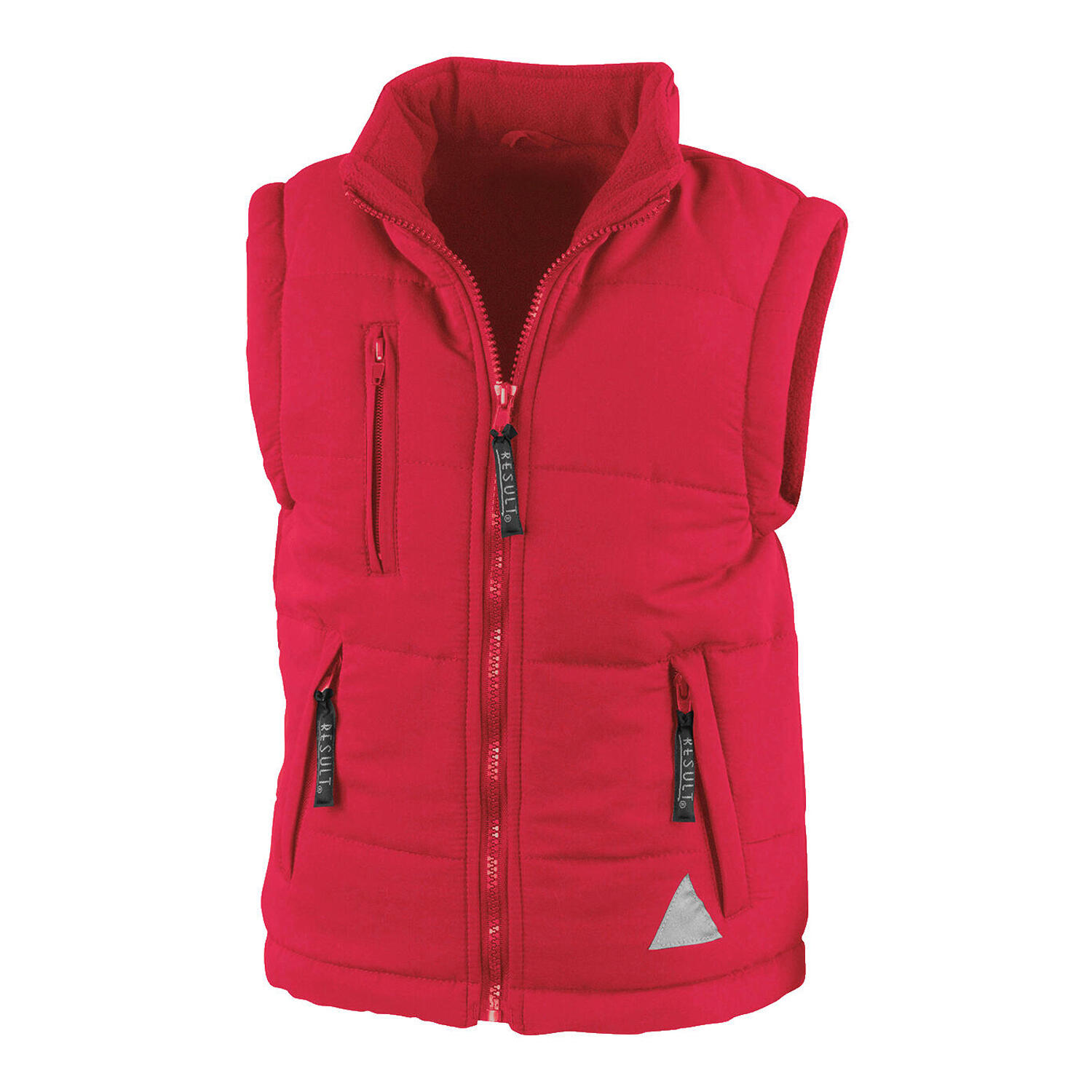 Ultra Gewatteerde Bodywarmer voor kinderen/Kinderen (Rood) 2/3