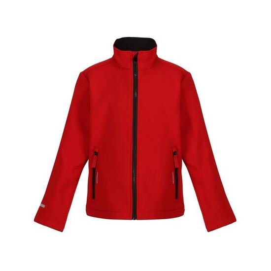Veste Softshell ABLAZE Enfant (Rouge Classique / Noir)
