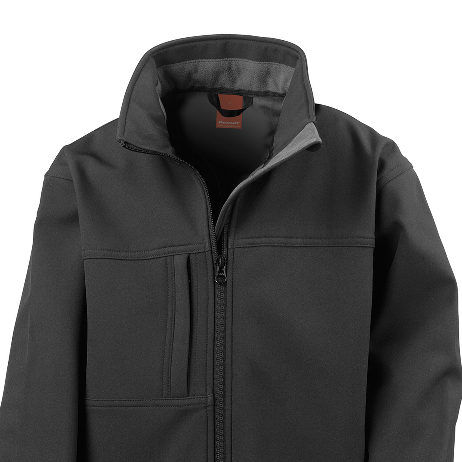 Veste Softshell CLASSIC Enfant (Noir) 2/4