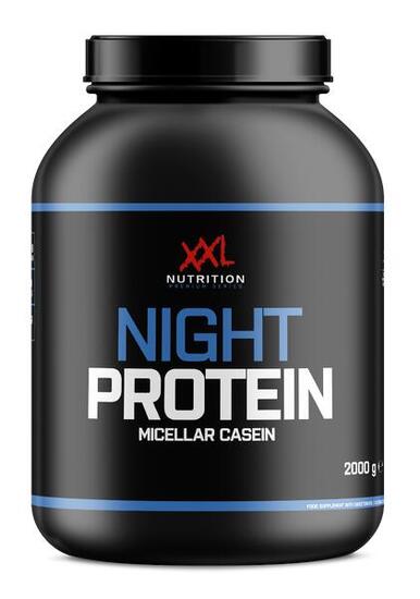 Night Protein - Tot 89% Proteïne, Caseïne Eiwit - Yoghurt Framboos - 2000 gram