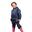 Set Waterdichte Jas en Broek voor Kinderen/Kinderen (Marine)