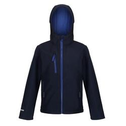 Veste Softshell ABLAZE Enfant (Noir / Rouge Classique)