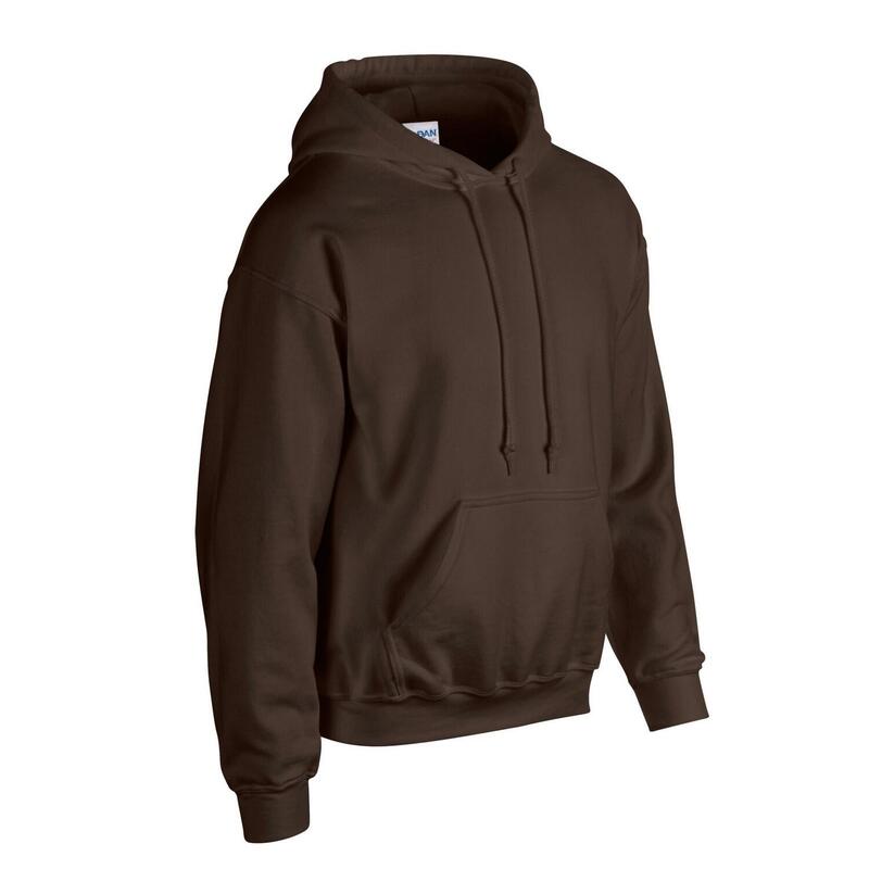 Unisex Adult Heavy Blend Hoodie (Donkere chocolade)