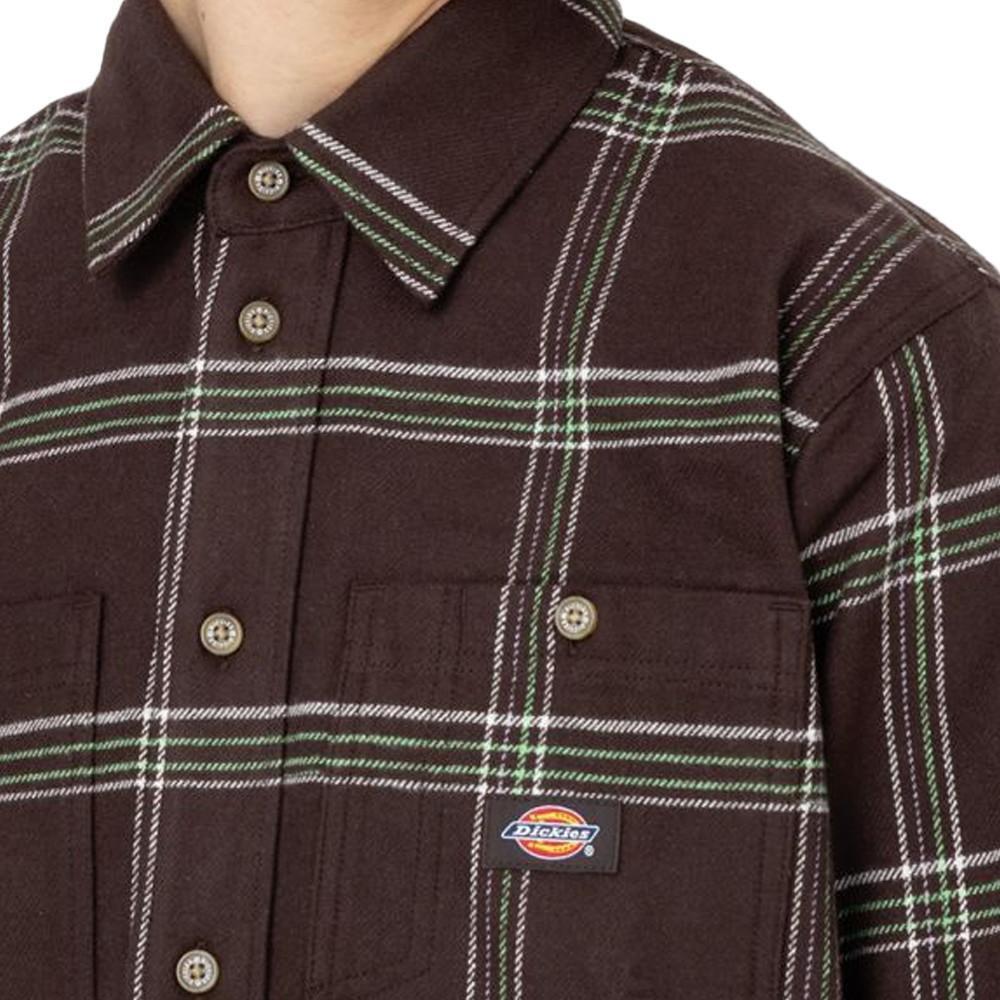 Chemise Marron/Vert Homme Dickies Warrenton 3/3