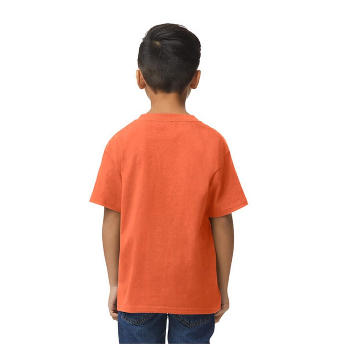 T-Shirt de Estilo Criança/Crianças de Peso Médio (Laranja) 2/2