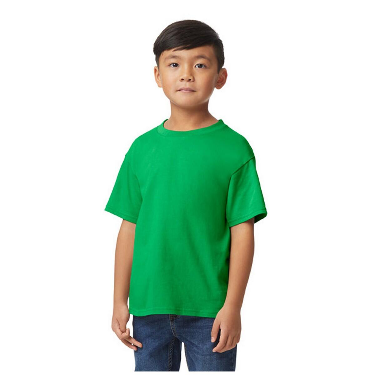 Gildan - Tshirt Softstyle Enfant (vert Irlandais) - T-shirt Manches Courtes - Vert - S - Decathlon