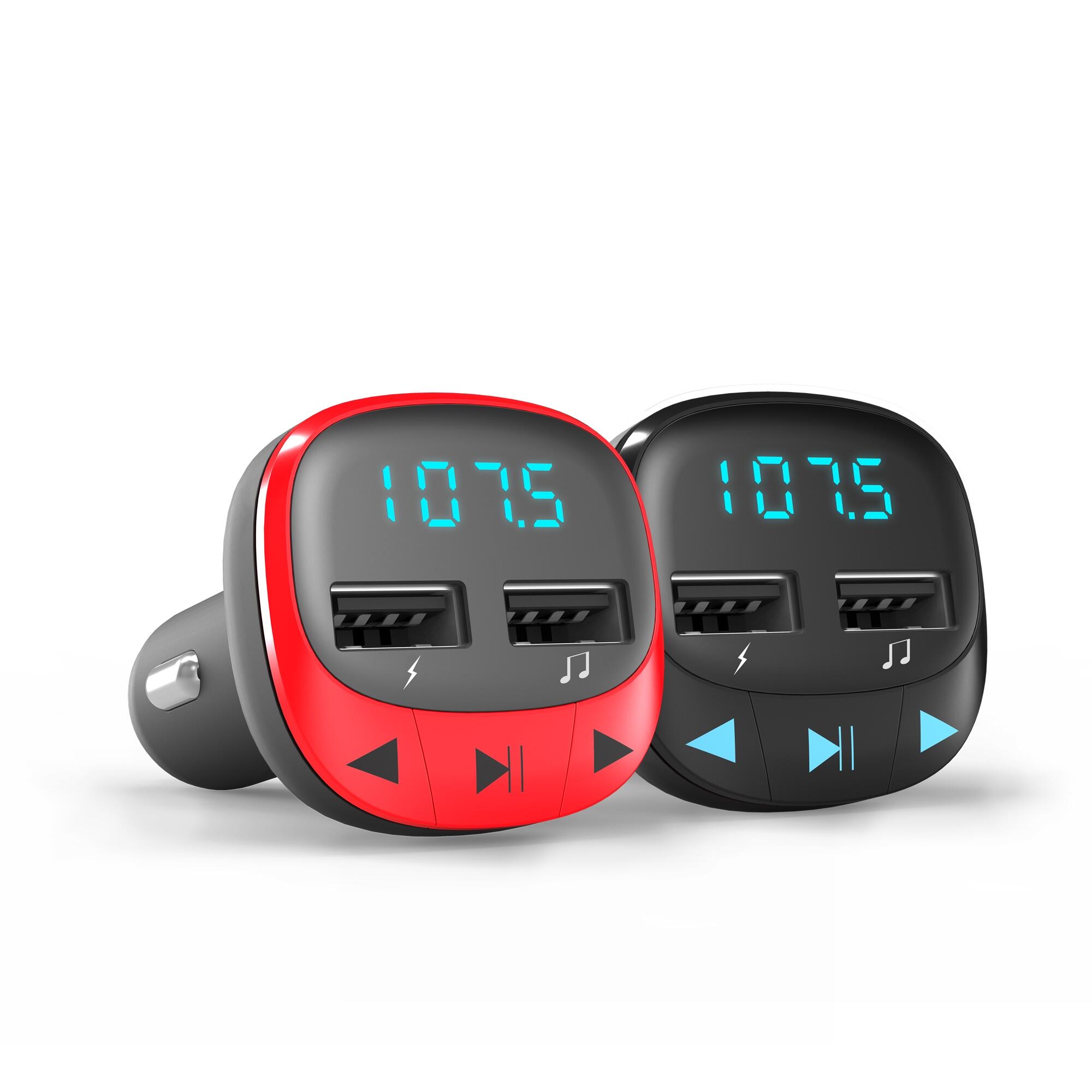 Reproductor MP3 Energy Sistem Car Transmitter FM Red microSD, USB Charge, USB 3/5
