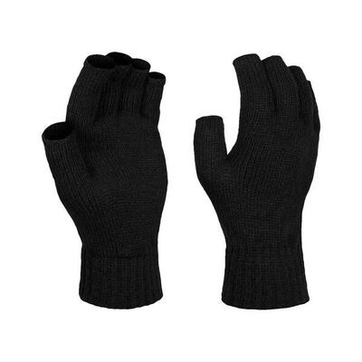 Vingerloze handschoenen (zwart)
