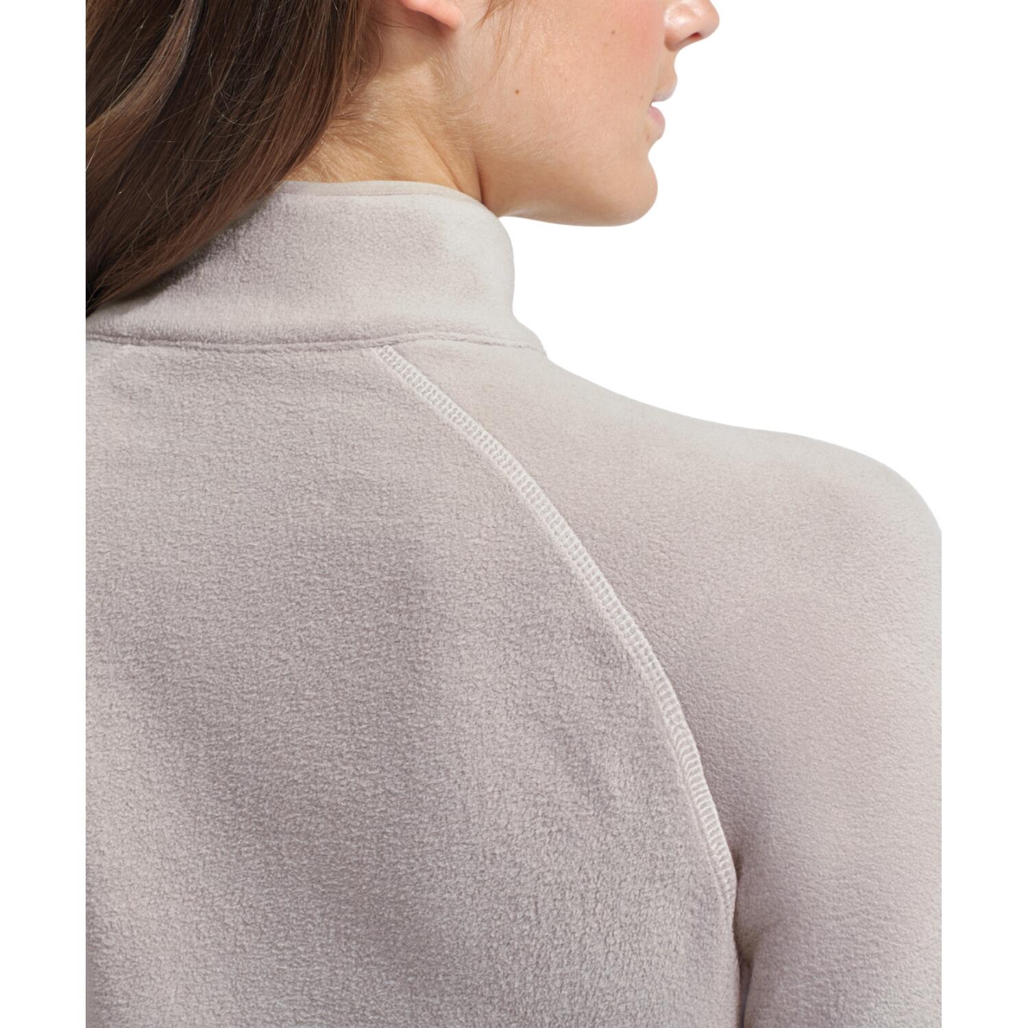 Womens/Ladies Fitted Active Fleece Top (Stone) 2/4