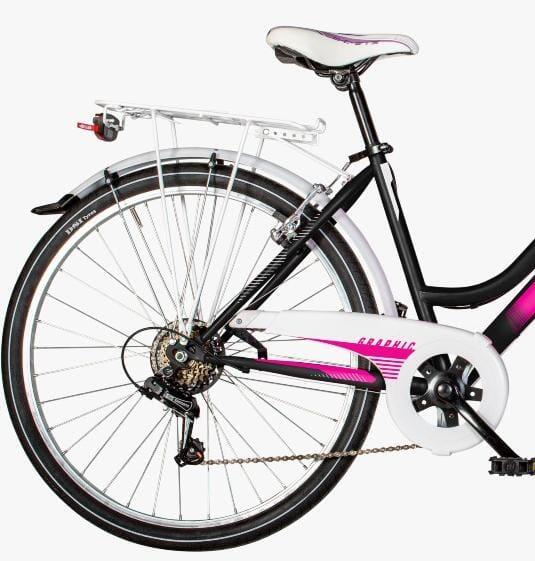 Airbici Graphic 26“ Kinderfahrrad 6 Gänge 3/4