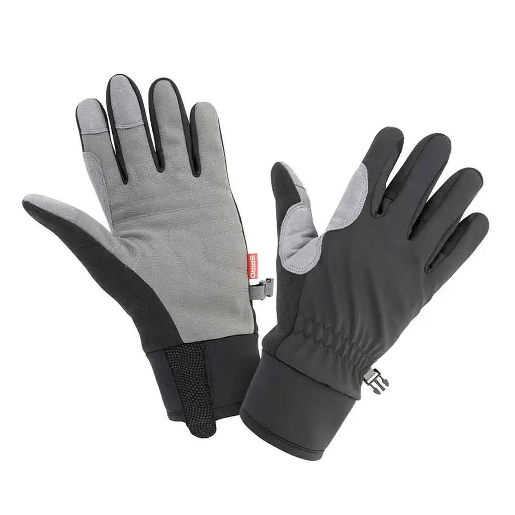 Unisex Adult Winter Gloves (Black/Grey)