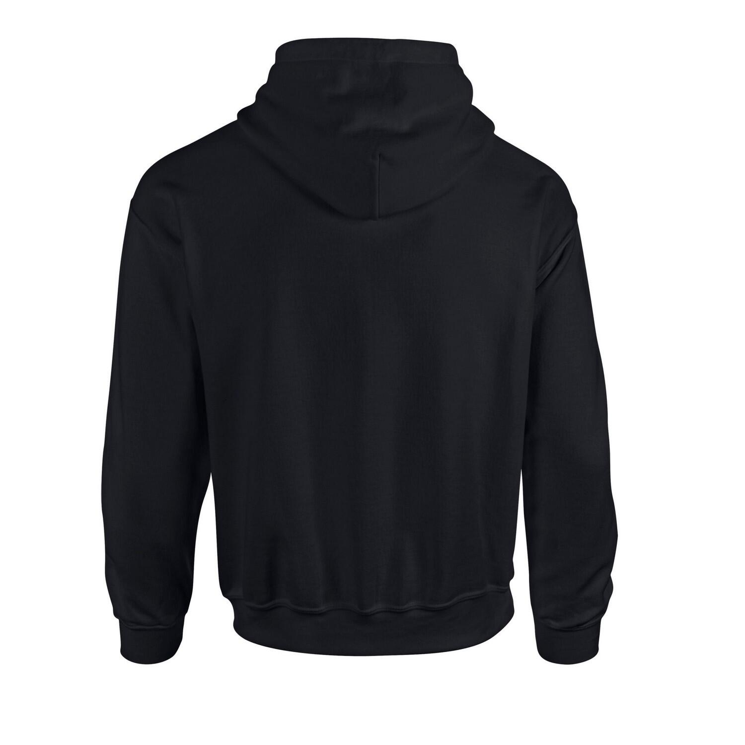 Felpa Con Cappuccio Adulto Unisex Gildan Nero 2/3