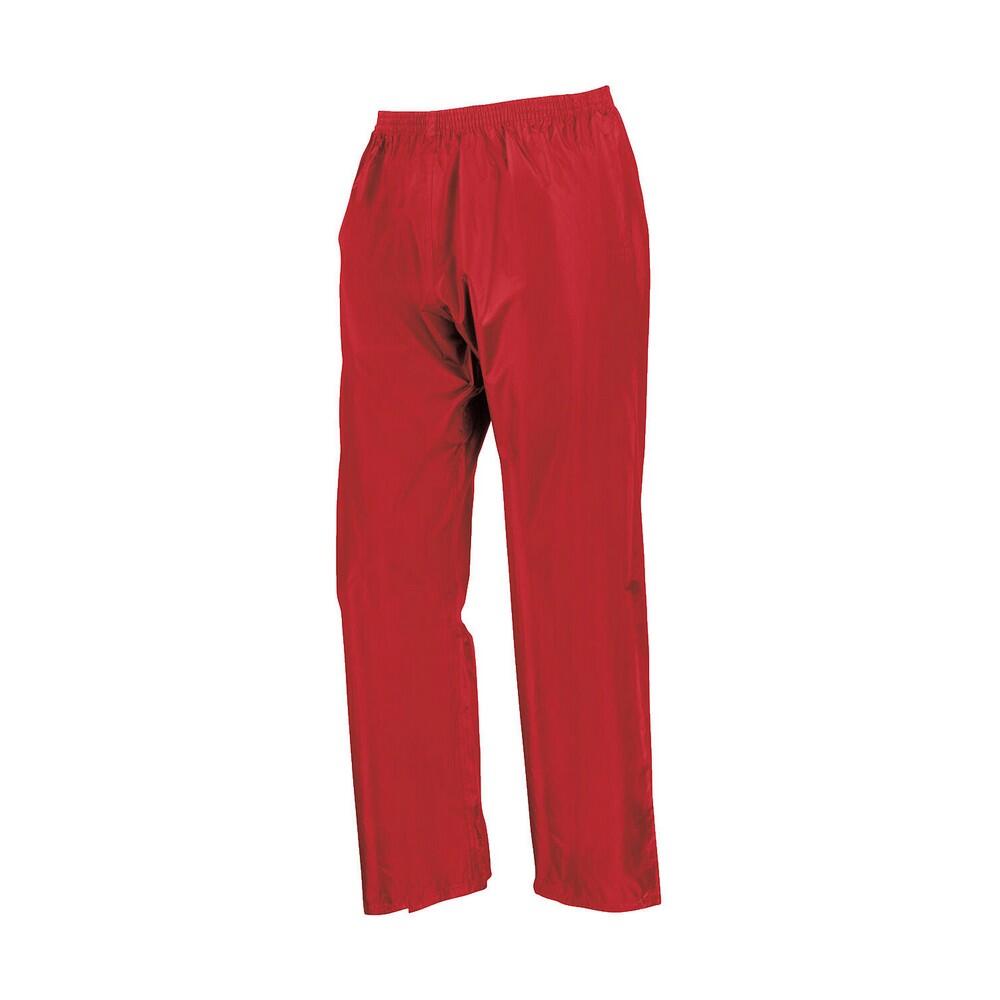 Conjunto de casaco e calças impermeáveis para crianças e jovens (Vermelho) 3/6