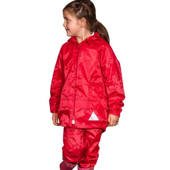 Ensemble Veste Et Pantalon Imperméables Enfant (Rouge)