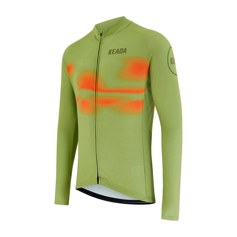 Dámský cyklistický dres s dlouhým rukávem