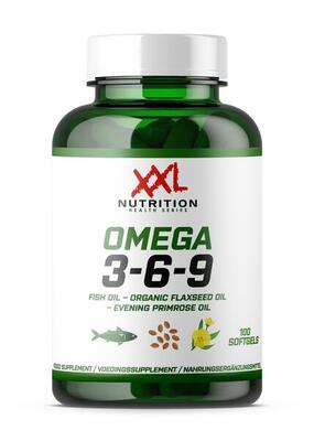 Omega 3-6-9 - visolie. lijnzaadolie en teunisbloemolie - 100 softgels