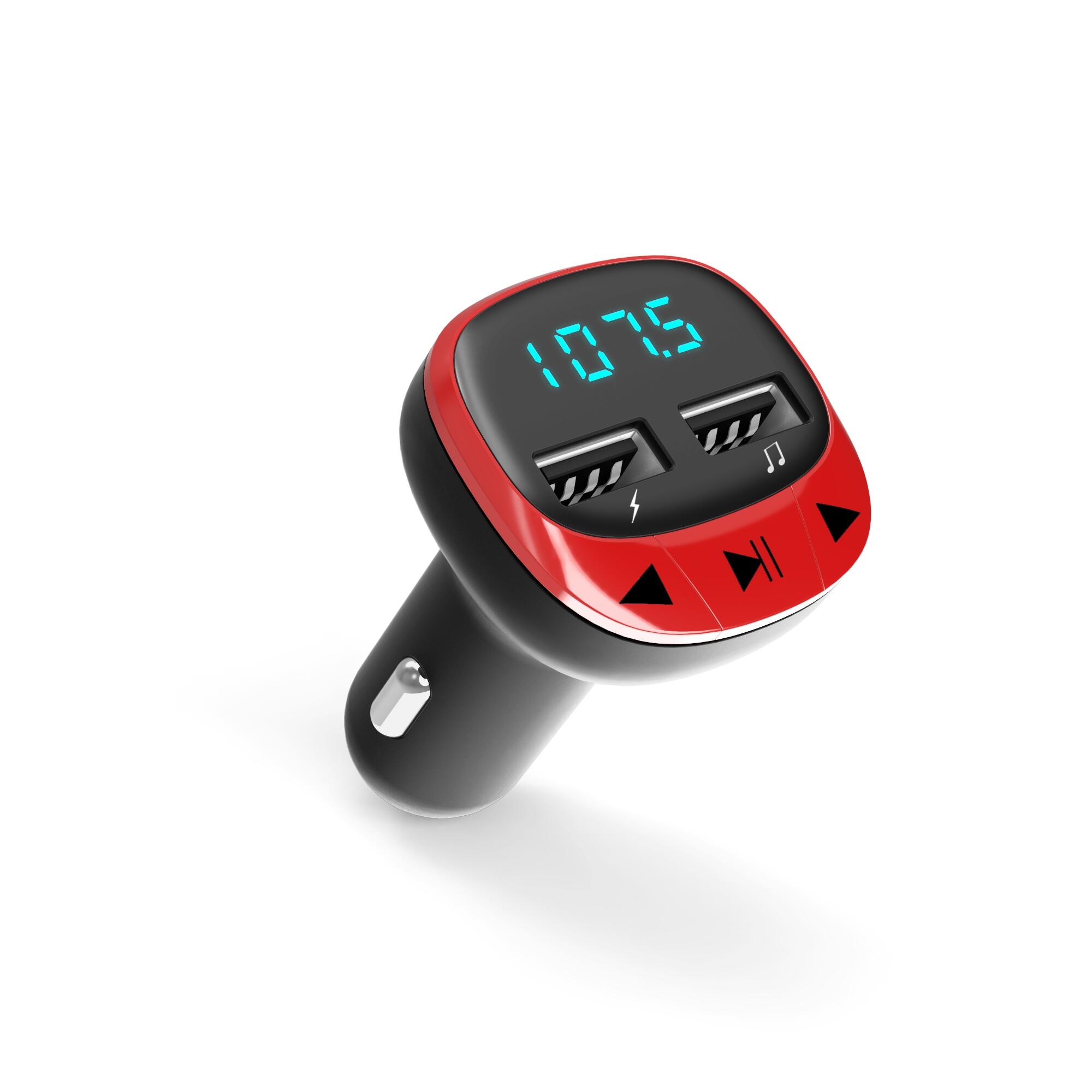 Reproductor MP3 Energy Sistem Car Transmitter FM Red microSD, USB Charge, USB 2/5