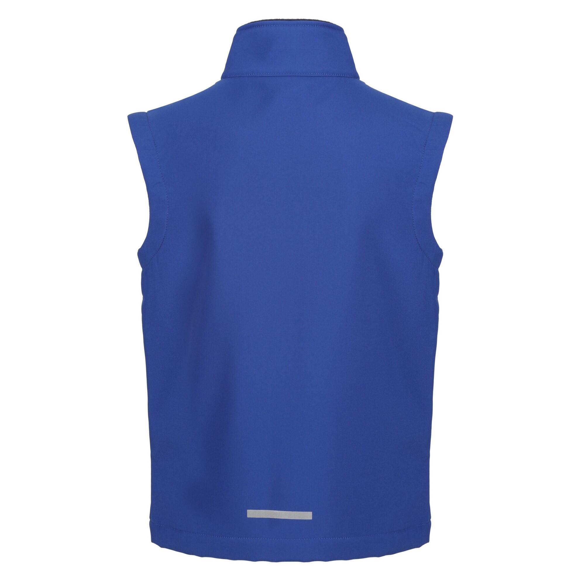 Childrens/Kids Ablaze Softshell Body Warmer (New Royal/Navy) 2/3