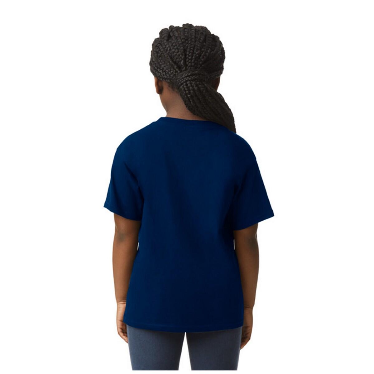 Camiseta de Algodón para Niños/Niñas Marino 2/2