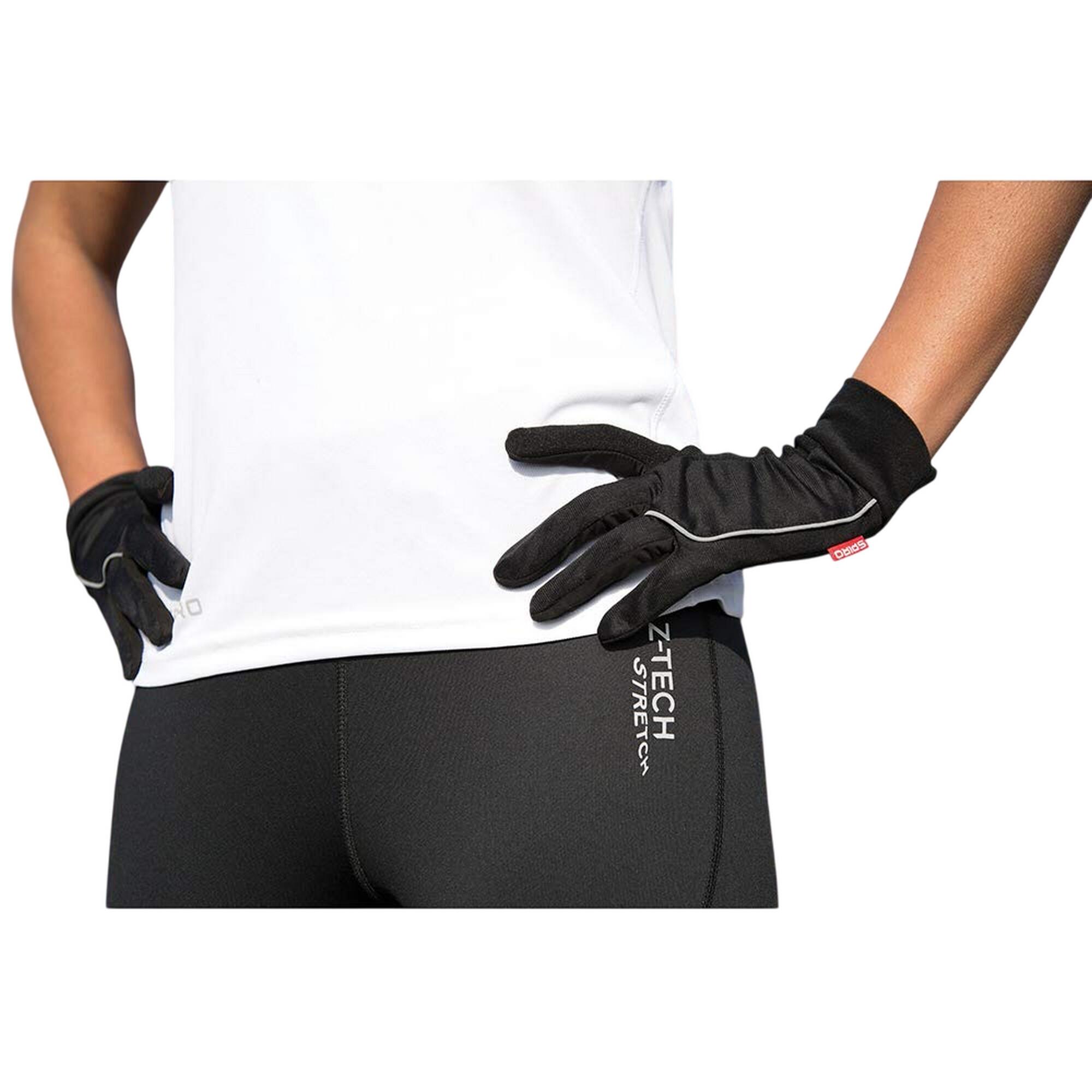 Adulto Unisex Corsa Guanto Spiro Elite Nero 2/3