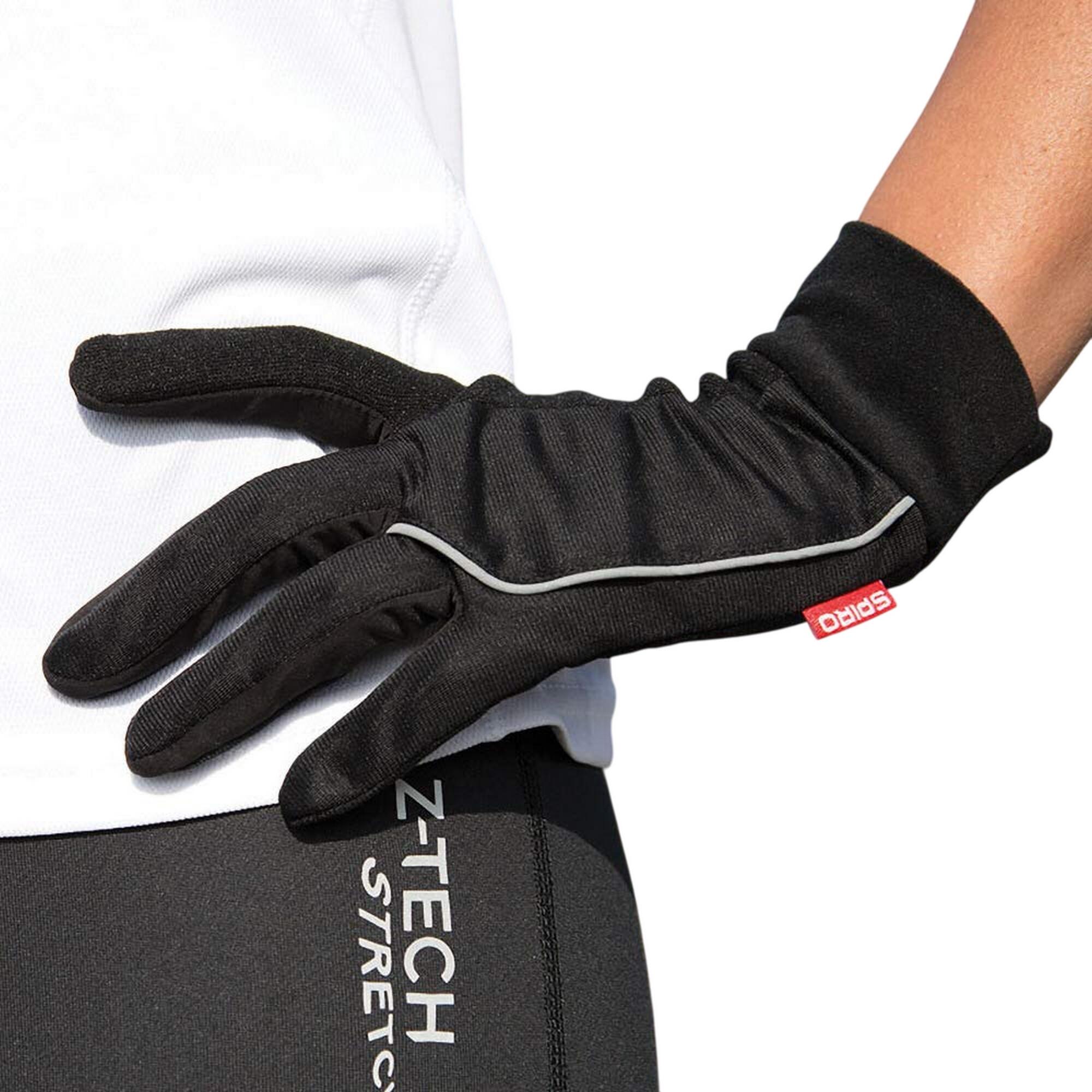 Adulto Unisex Corsa Guanto Spiro Elite Nero 3/3