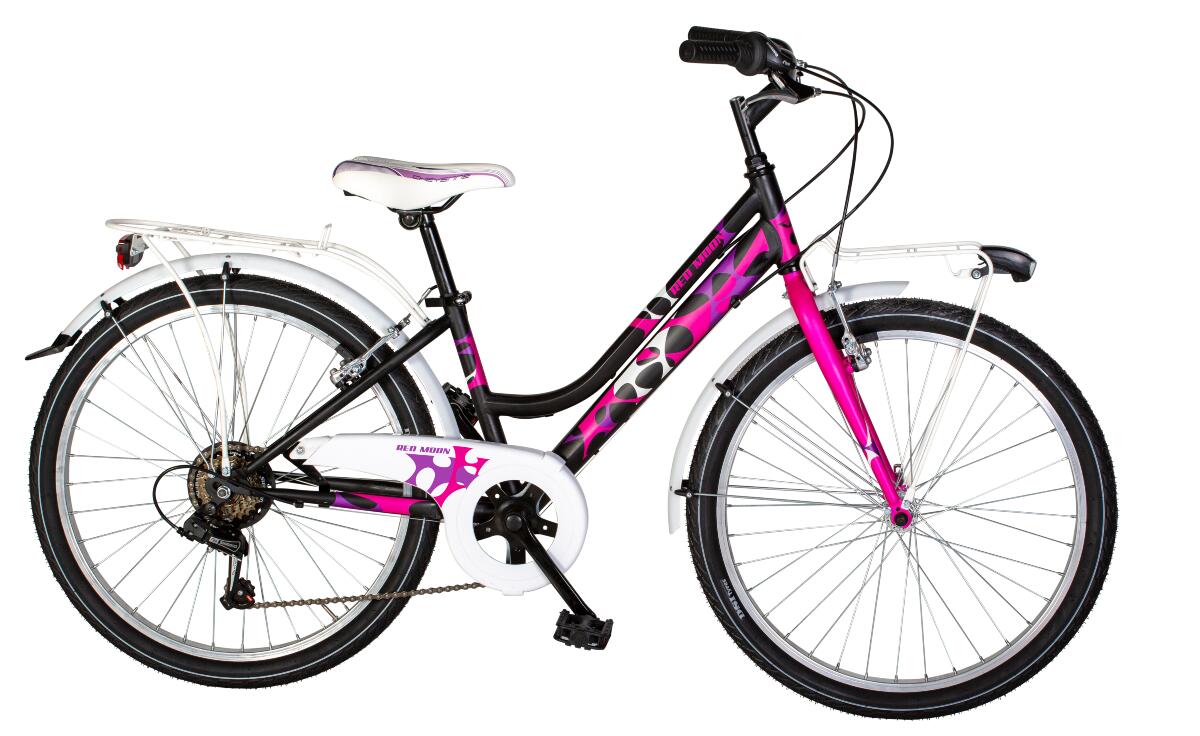 AIRBICI Bicicletta per bambini Airbici Red Moon Lady 24” 6 velocità