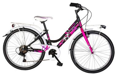 Bicicletta per bambini Airbici Red Moon Lady 24” 6 velocità