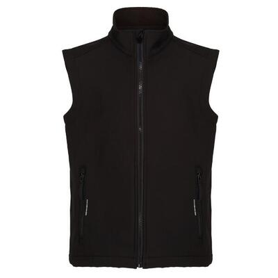 Kinder/kids ablaze softshell body warmer (klassiek rood/zwart)