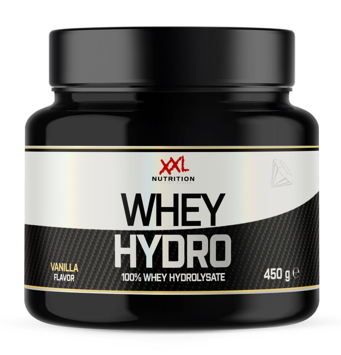 XXL NUTRITION Whey Hydro - Whey Hydrolisaat - Eiwitpoeder - Vanille - 450 gram