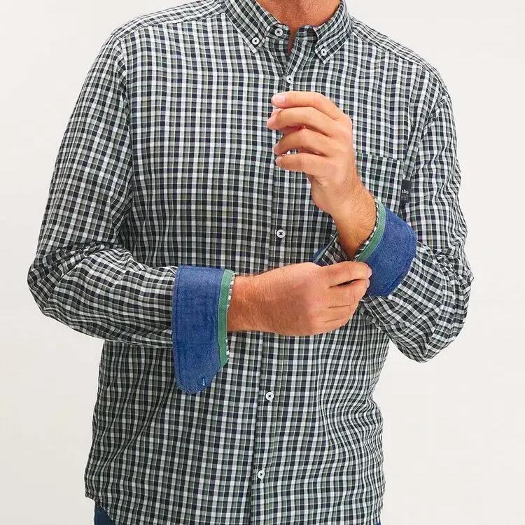 Men's TBS Sylasch White/Green Shirt