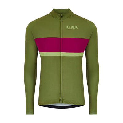 Heren lange mouw fietsshirt - onwards two