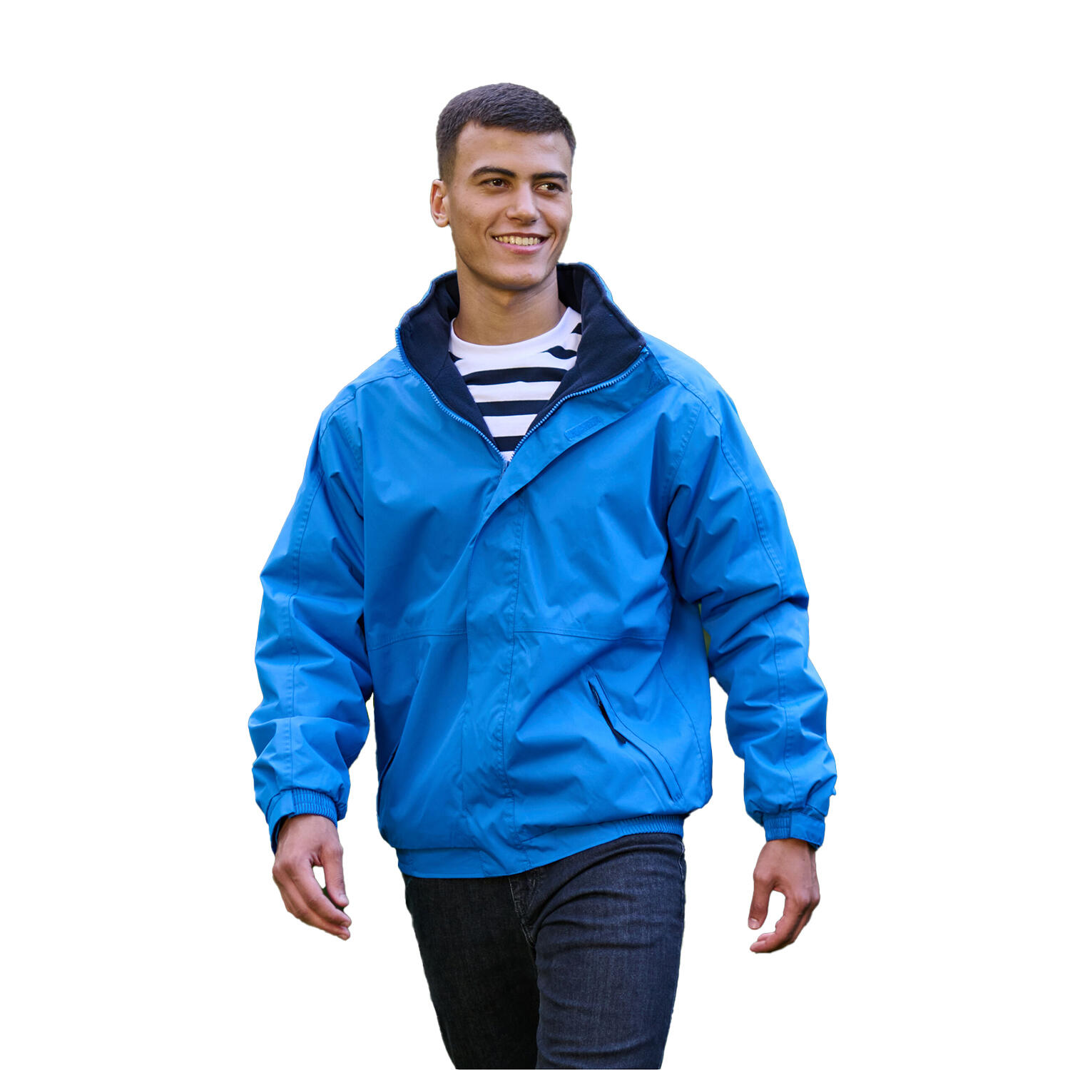 Blouson D'aviateur DOVER Adulte (Bleu Roi / Bleu Marine) 2/3