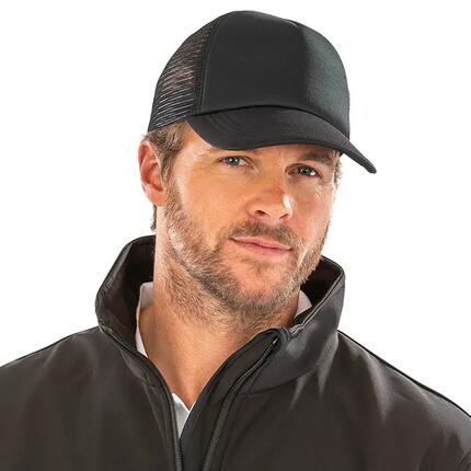 Detroit Mesh Back Trucker Cap (Marine)