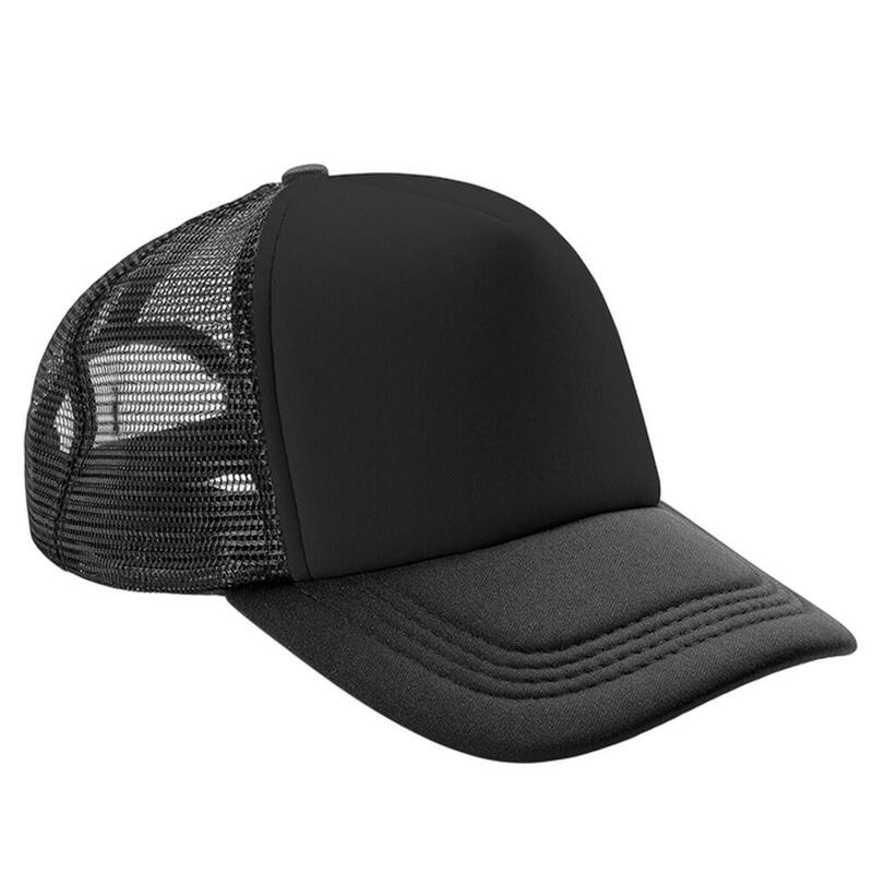 Detroit Mesh Back Trucker Cap (Zwart)