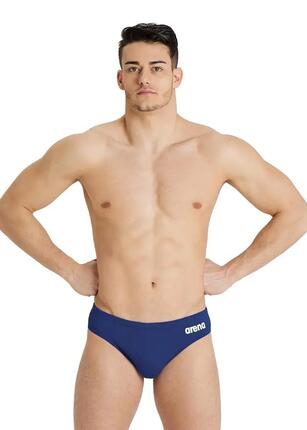 Arena Slip de bain homme Team Solid - Bleu marine / Blanc