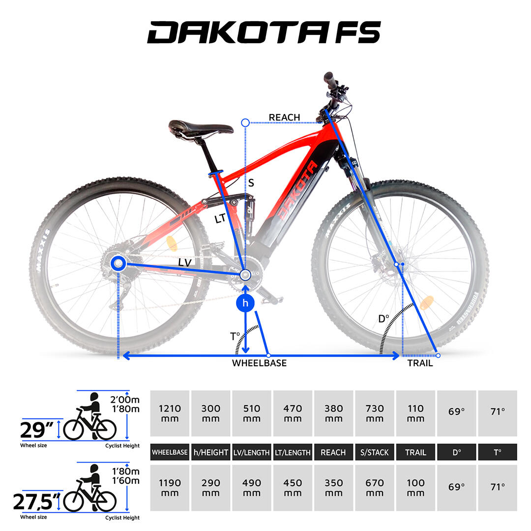 Segunda Vida - Dakota FS | Ebike Montaña | Autonomia 140KM | 29" 5/8