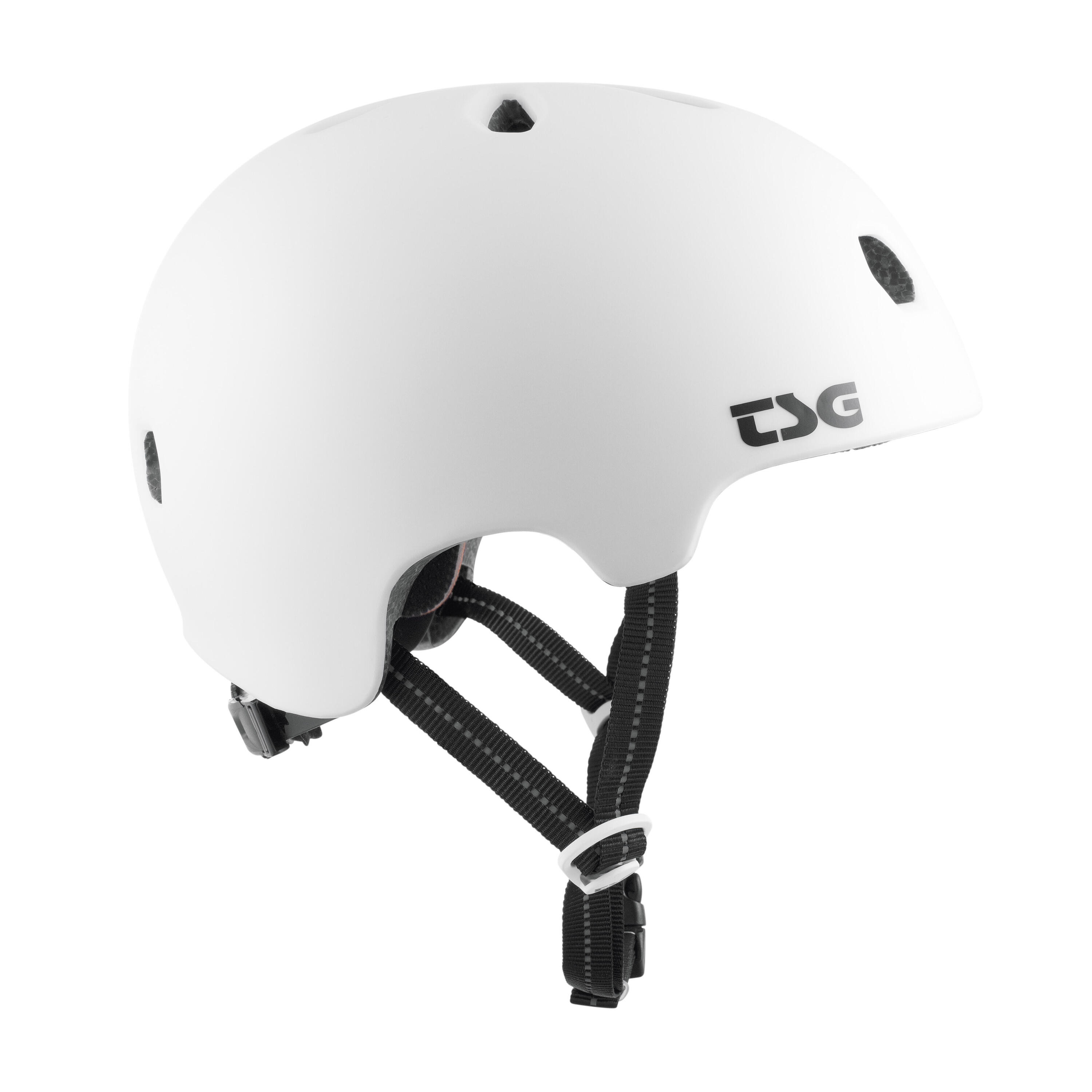 Casco TSG Meta Solid Blanco Satinado L/XL 2/4