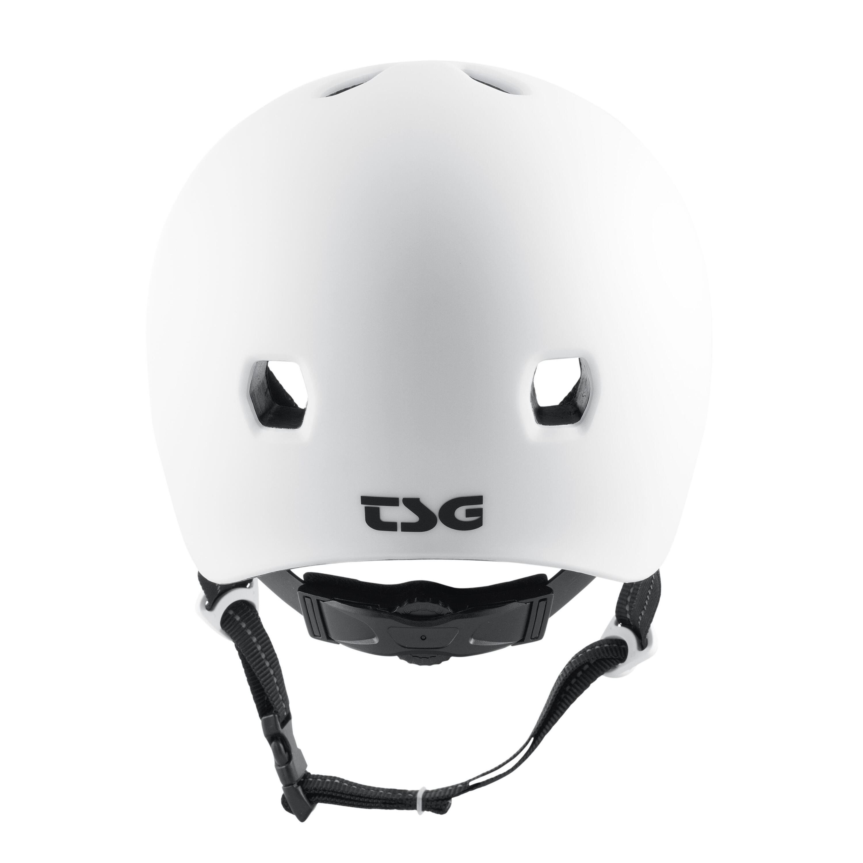 Casco TSG Meta Solid Blanco Satinado L/XL 4/4