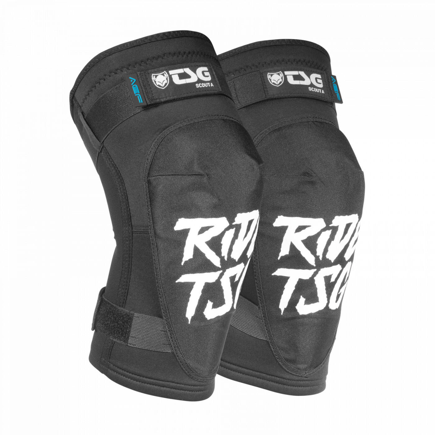 TSG Protezioni Ginocchiera Scout A Ripped Black TSG