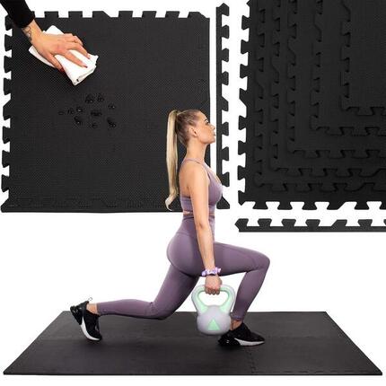 Mata piankowa do ćwiczeń puzzle 120x180cm