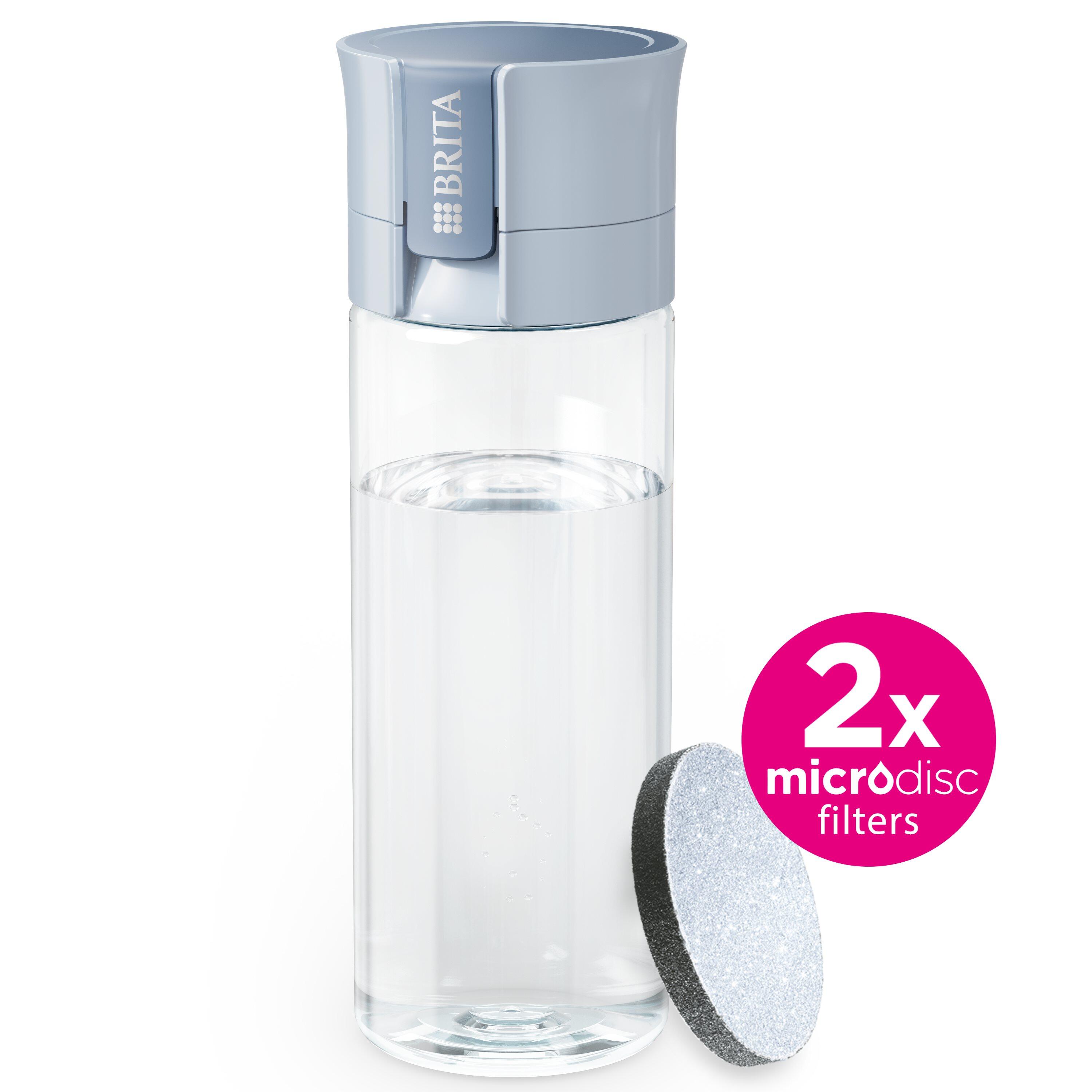 Brita VITAL Gourde 0,6L Bleu Clair - Avec 2 filtres MicroDisc, sans BPA 2/7