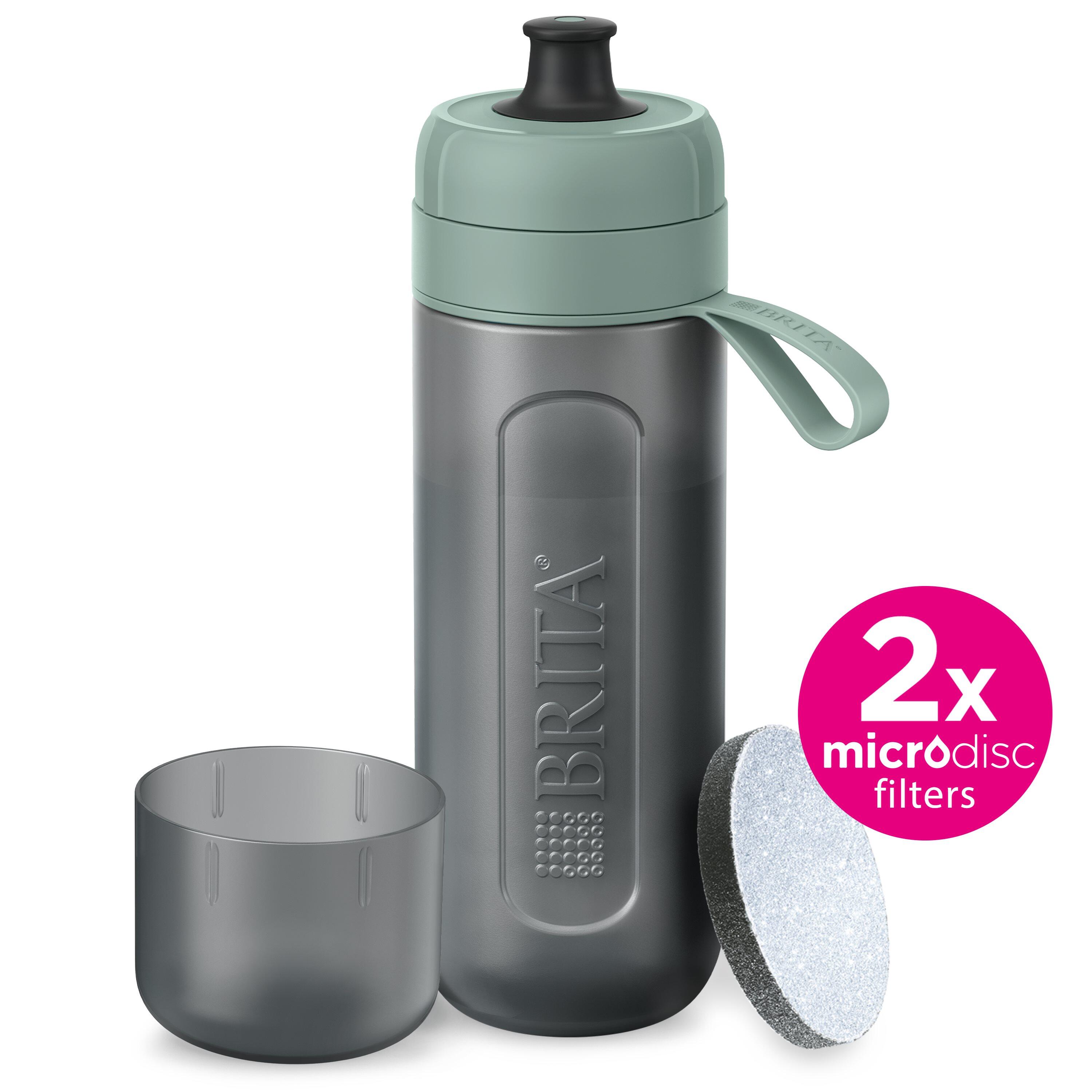 BRITA Waterfilterfles Active 0.6L Donkergroen inclusief 2 MicroDisc Single Unit 2/7