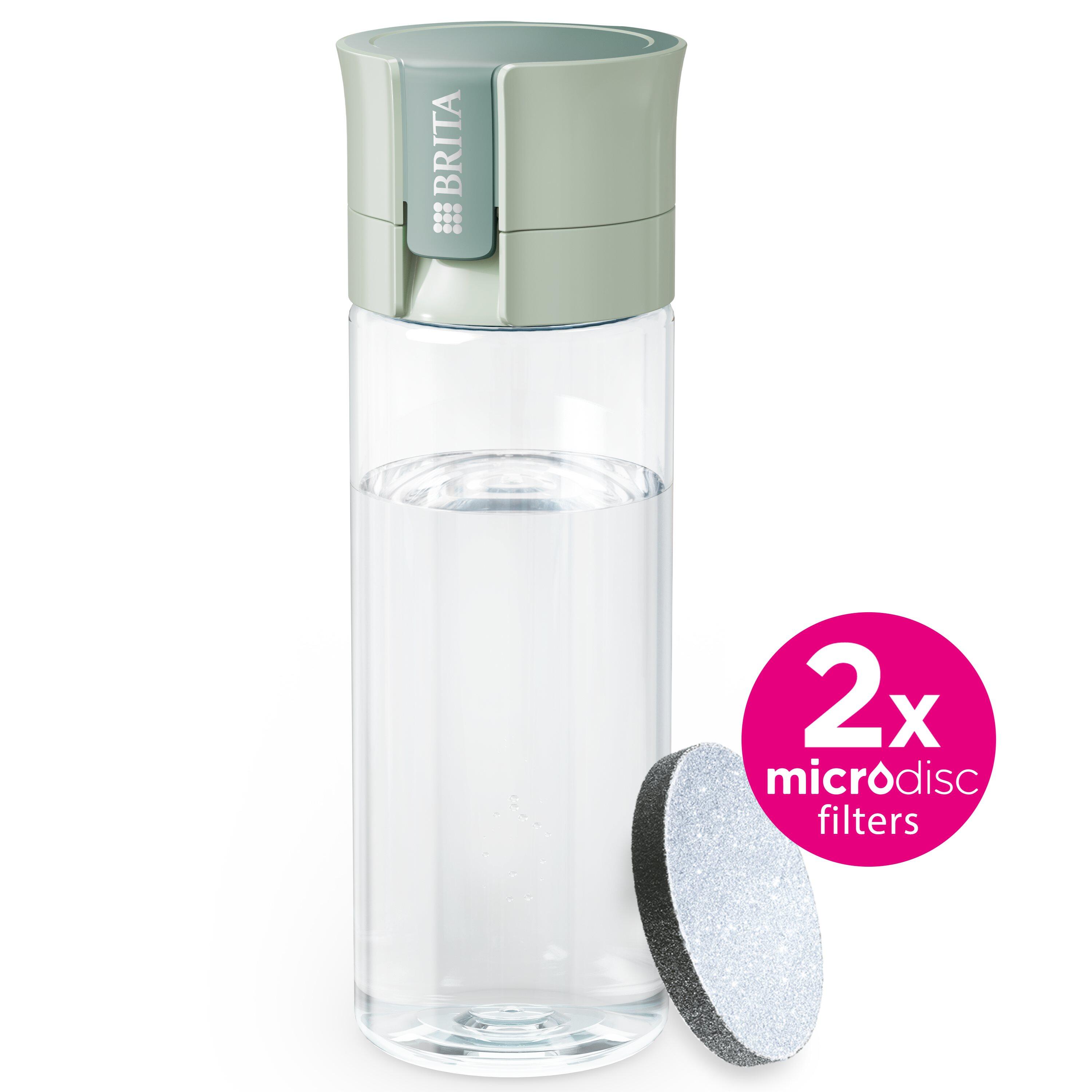 BRITA BRITA Bouteille filtrante gris foncé + 2 filtres MicroDisc inclus