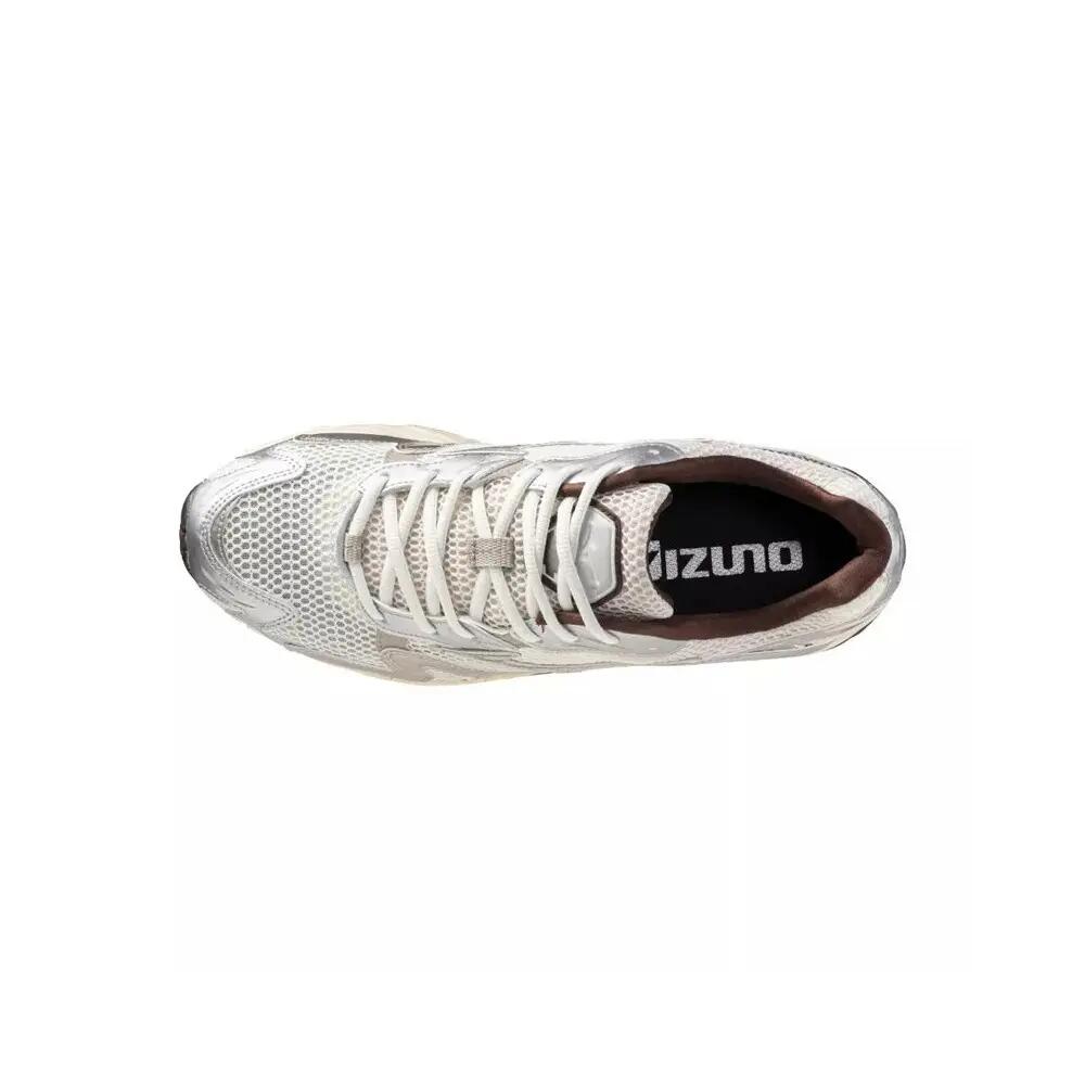 Zapatos de correr Mizuno Wave Rider 10 Blanco/Plata/Marrón 4/5