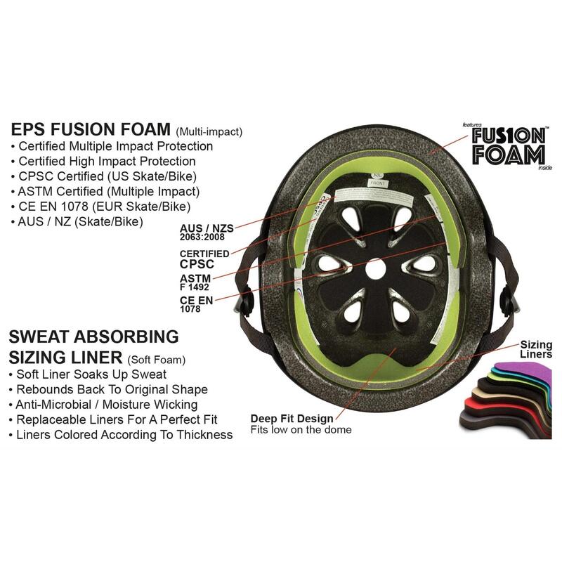Protection | Casque Mega Lifer Noir Paillettes | Taille M | S-One