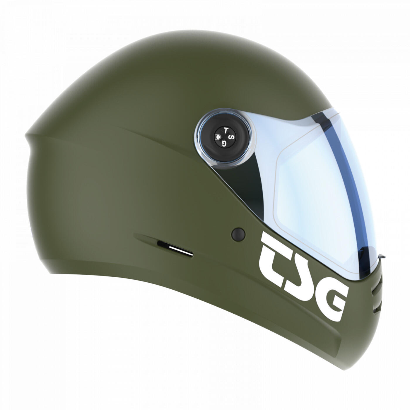 Casque Pass 2.0 Solid - (+Bonus Visière) Olive Satinée - TSG 4/4